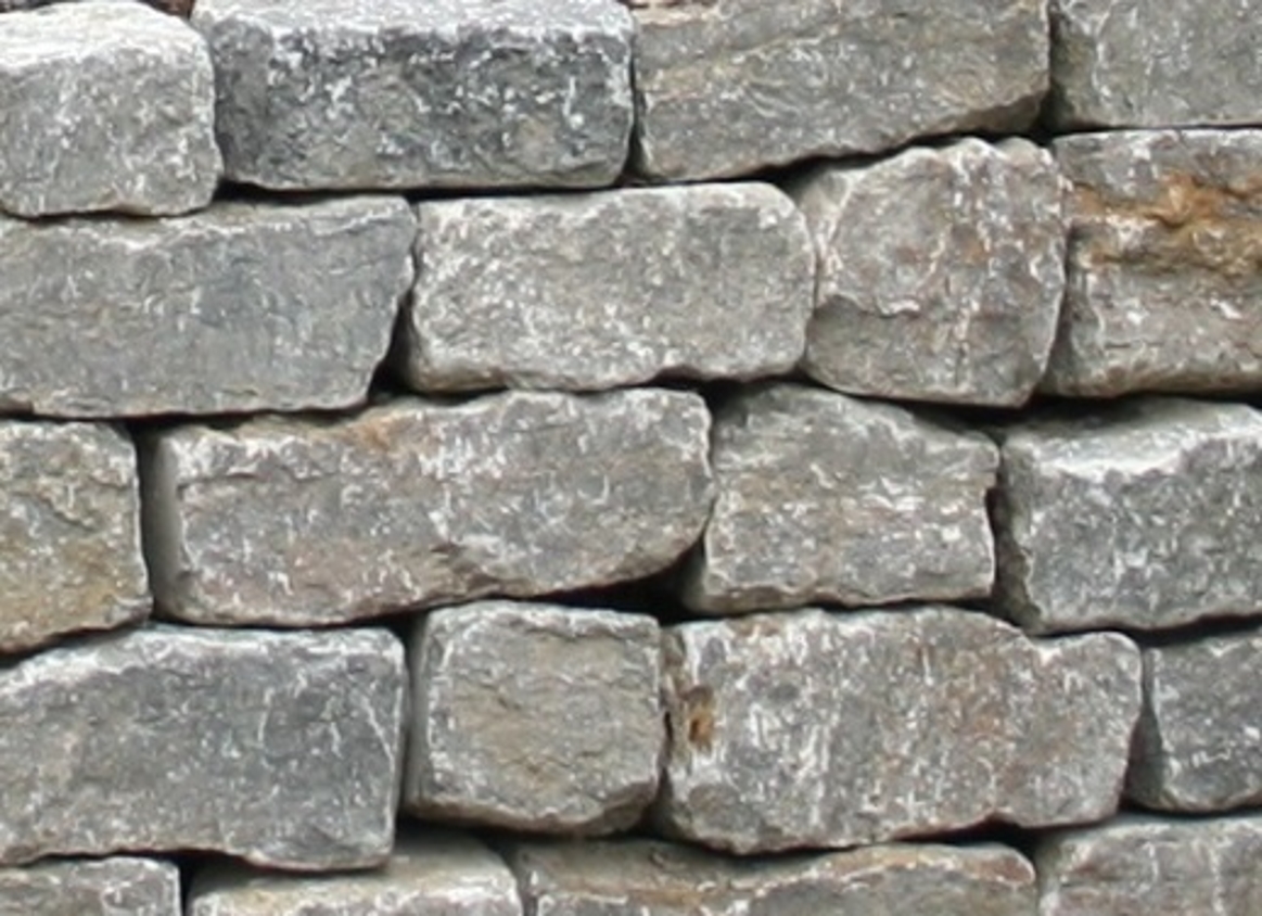 Trockenmauersteine Muschelkalk 8 - 25 x 15 - 25 x 30 - 50 cm spaltrau