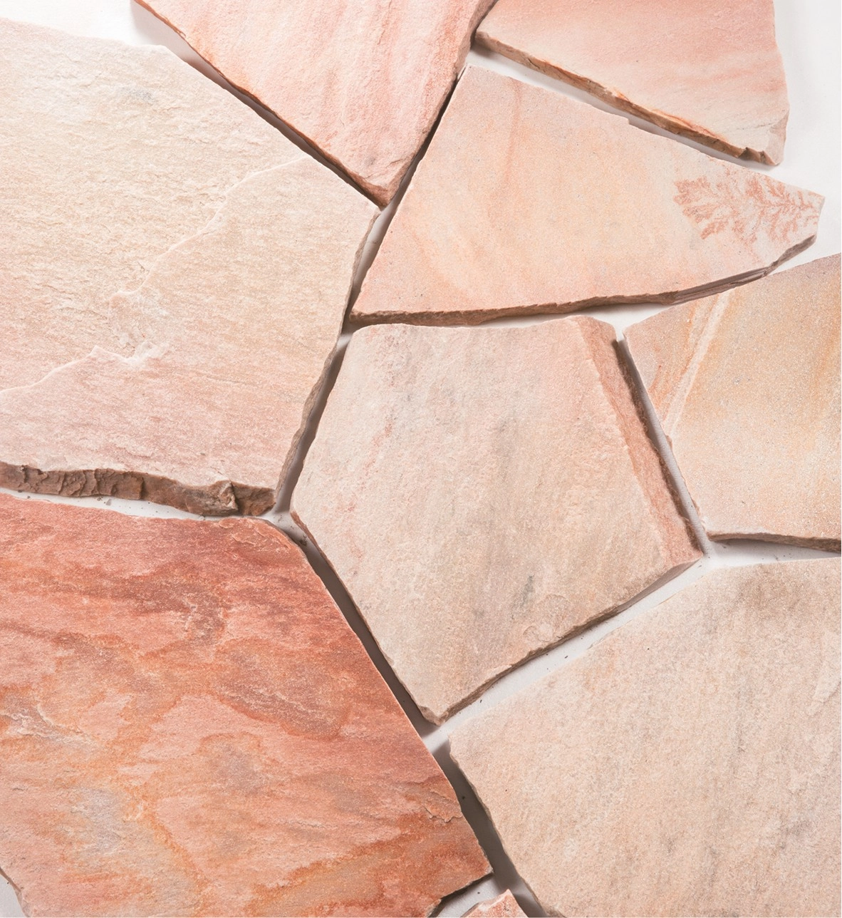 Polygonal und Bruchsteinplatte Risea 4 - 7 Stk./m², 2,5 - 4 cm stark OF spaltrau