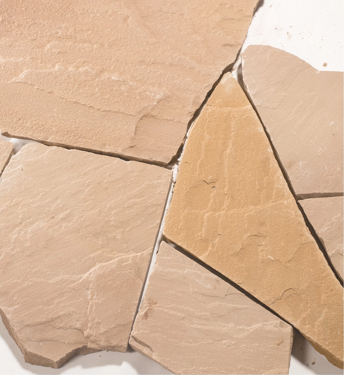 Polygonal und Bruchsteinplatte Toskana 3 - 7 Stk./m², 2,5 cm stark spaltrau